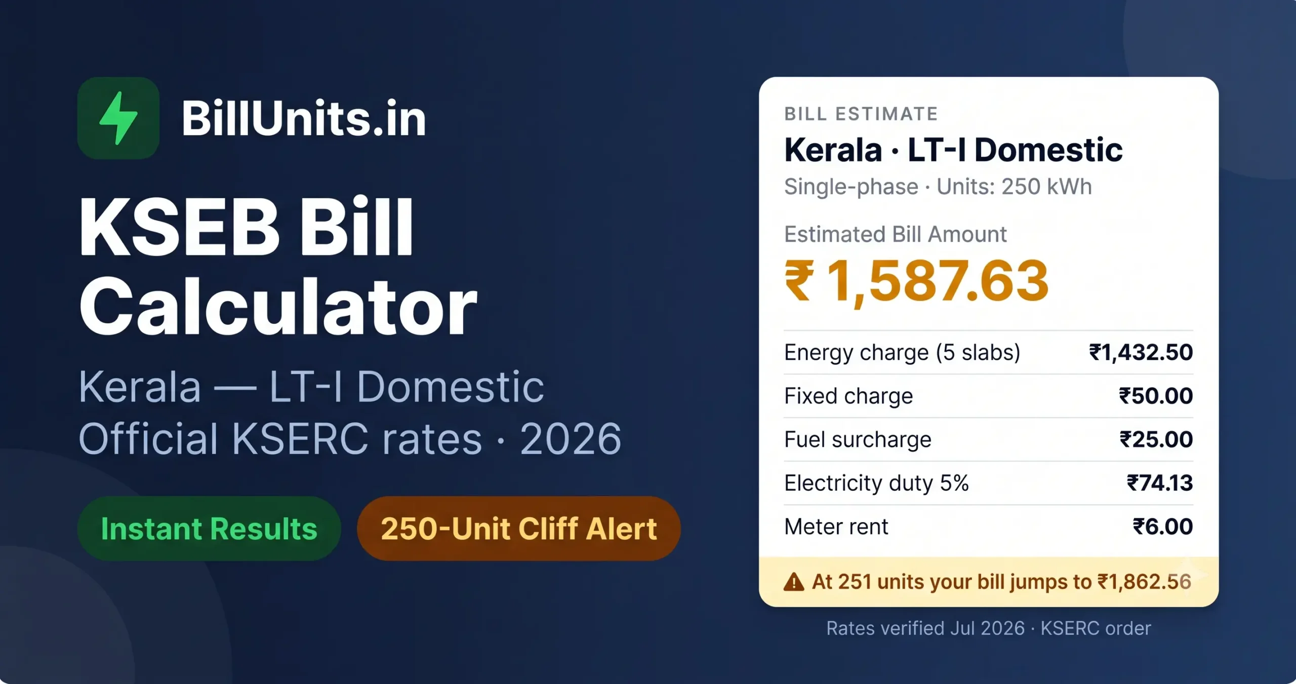 kseb bill calculator